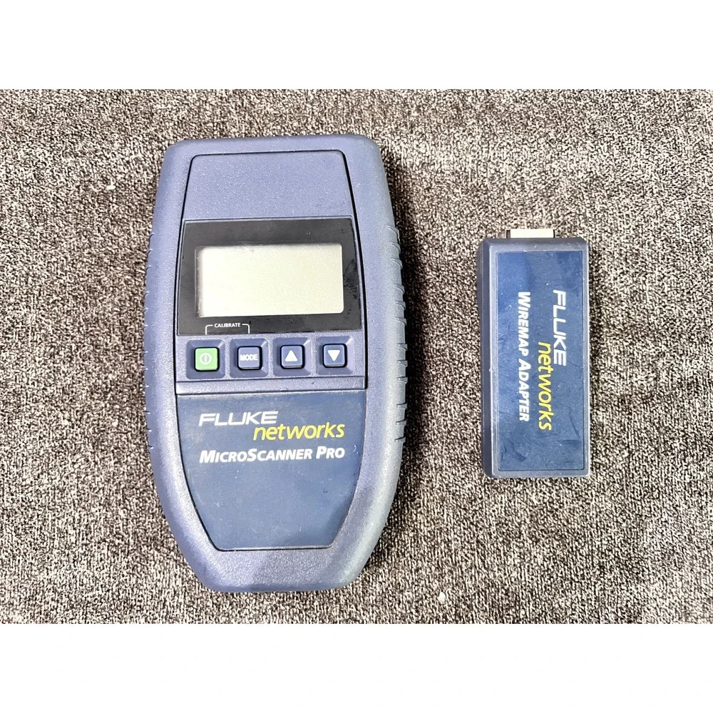 Fluke Networks MicroScanner Pro Cable Tester, with WireMap Adapter